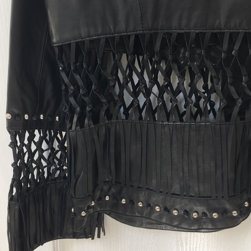 𝅺Pamela McCoy leather jacket - Picture 3 of 8